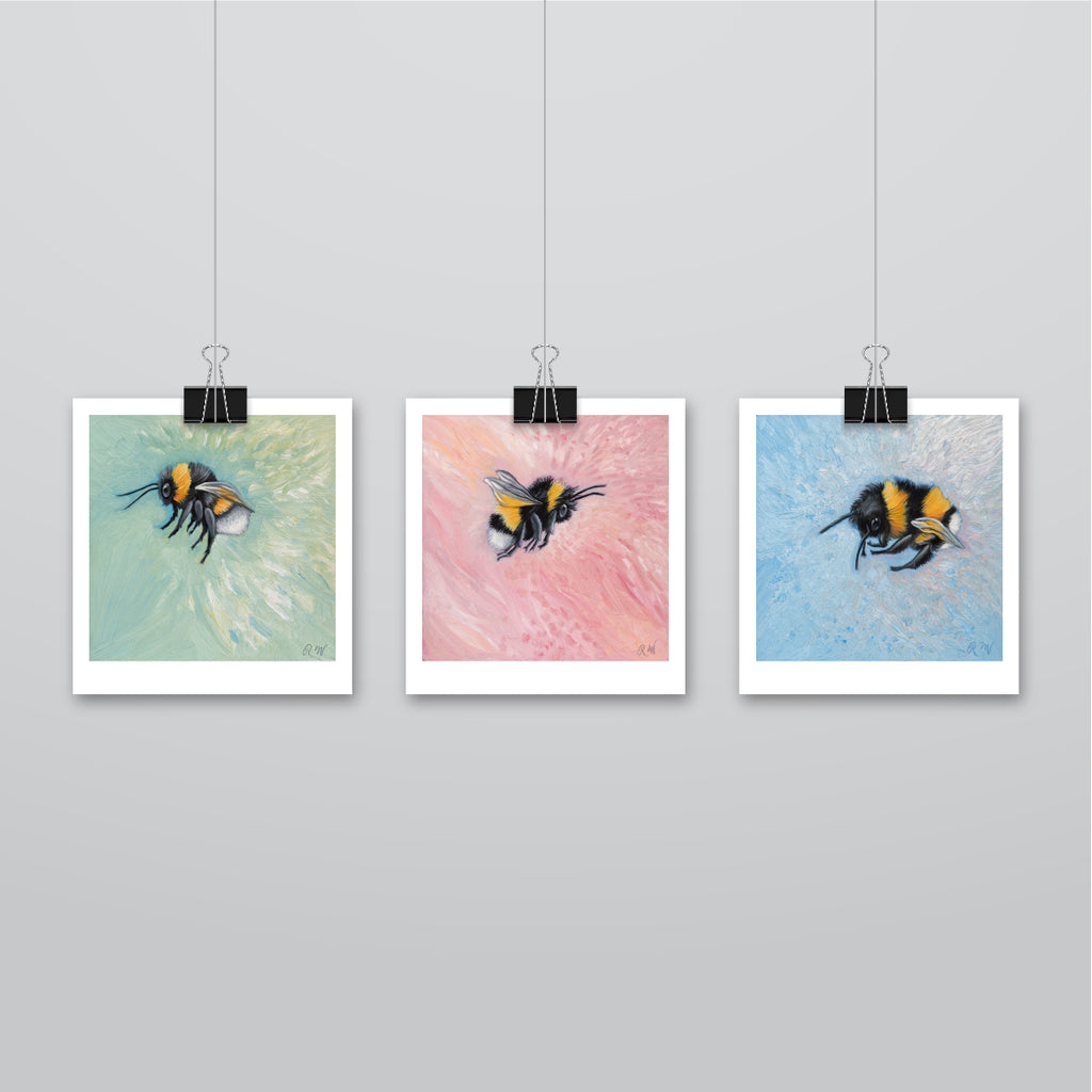 Flower Bees Collection | Unmounted