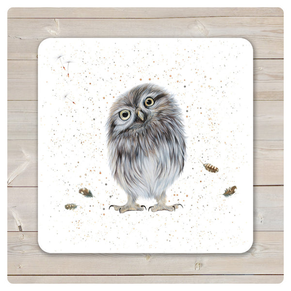 'Woodland Collection' Placemat - 'Twit' Little Owl - Harebell Designs