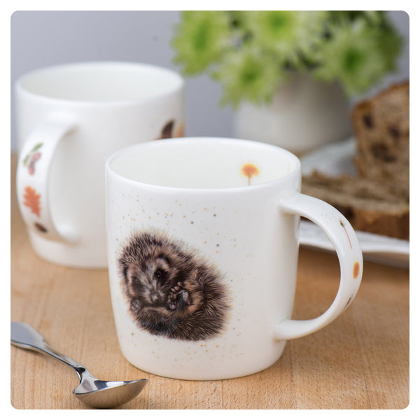 'Prickle' Hedgehog - Fine Bone China Mug - Harebell Designs