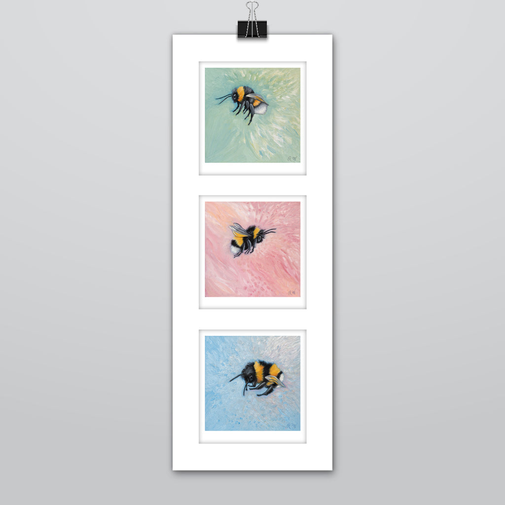 Flower Bees Collection | Vertical Mount